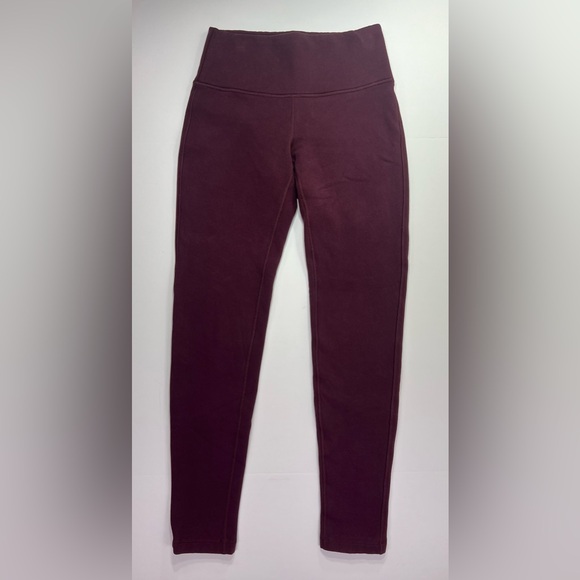 Lululemon Wunder Under High Rise Brushed Tight/Legging - dark adobe, size 4 - Picture 2 of 10